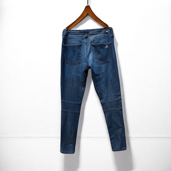 DL1961 Hazel Moto Skinny Jeans in Ducati Size 26 - Picture 6 of 10